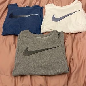 3 nike shirts